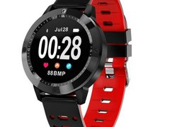 Bratara Fitness iUni CF58, Display OLED, Bluetooth, Pedometru, Monitorizare Puls, Notificari, Rosu